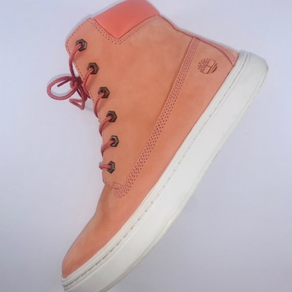 TIMBERLAND WOMEN'S NEWPORT BAY OXFORD LIGHT ORANGE - Picture 4 of 12